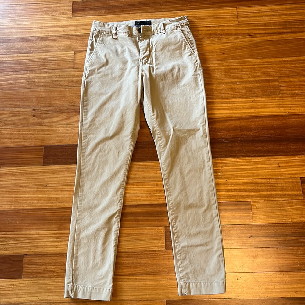 Aeropostale Slim Straight Khaki Jeans